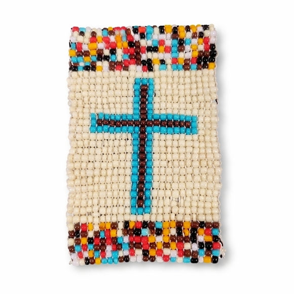 True & Co. Jewelry - Beaded Cross Bracelet | Southwest Boho Seed Bead Bracelet Faith Jewelry gift nwt
